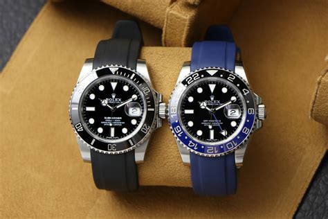 rolex submariner 41mm rubber strap|rolex 20mm rubber strap.